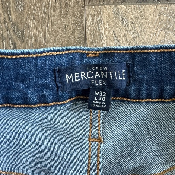 J. Crew Mercantile Flex Jeans. Slim. Men’s size 33/30. Dark wash. - Picture 3 of 10